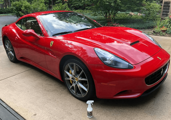 F11 looks amazing on red Ferrari