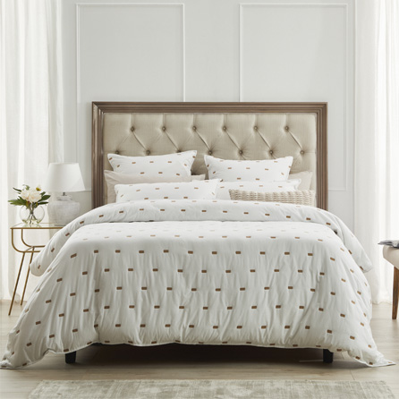 Private Collection - Coburn Quilt Cover Set Range Stone