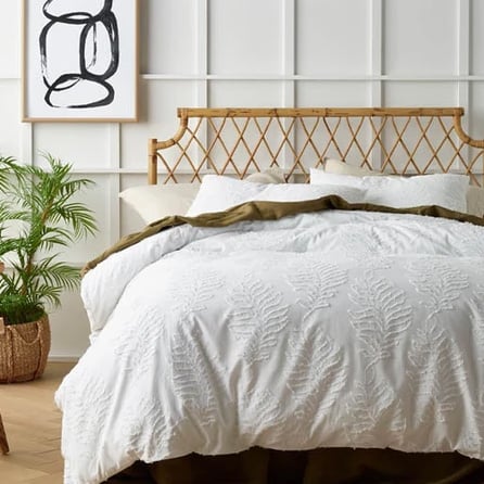 Vintage Design Homewares - Lucas Quilt Cover Set Range White