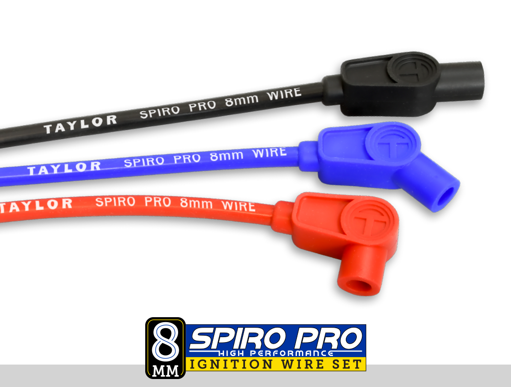 Taylor Cable 73635 Spiro-Pro Blue Spark Plug Wire Set 