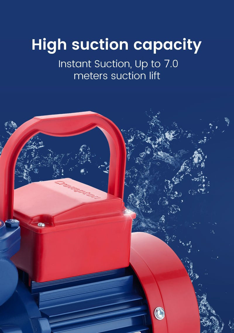 High Suction Capacity