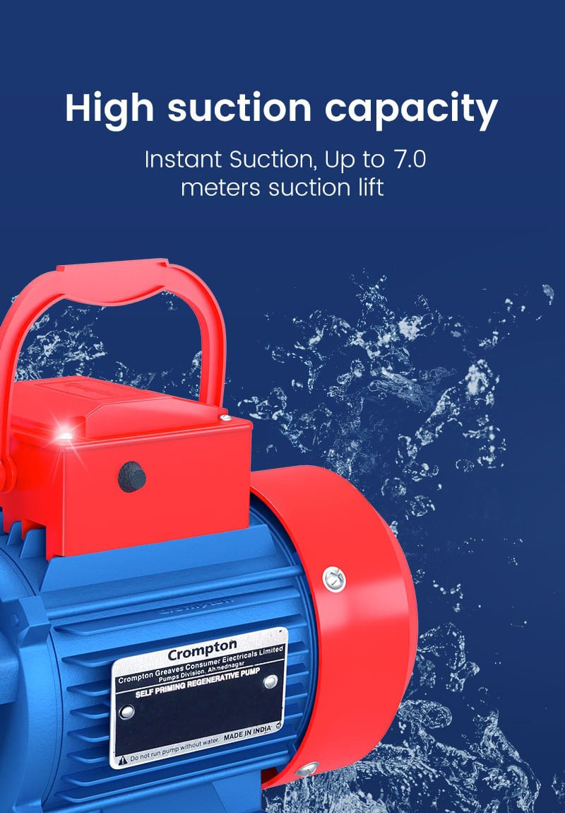 High Suction Capacity