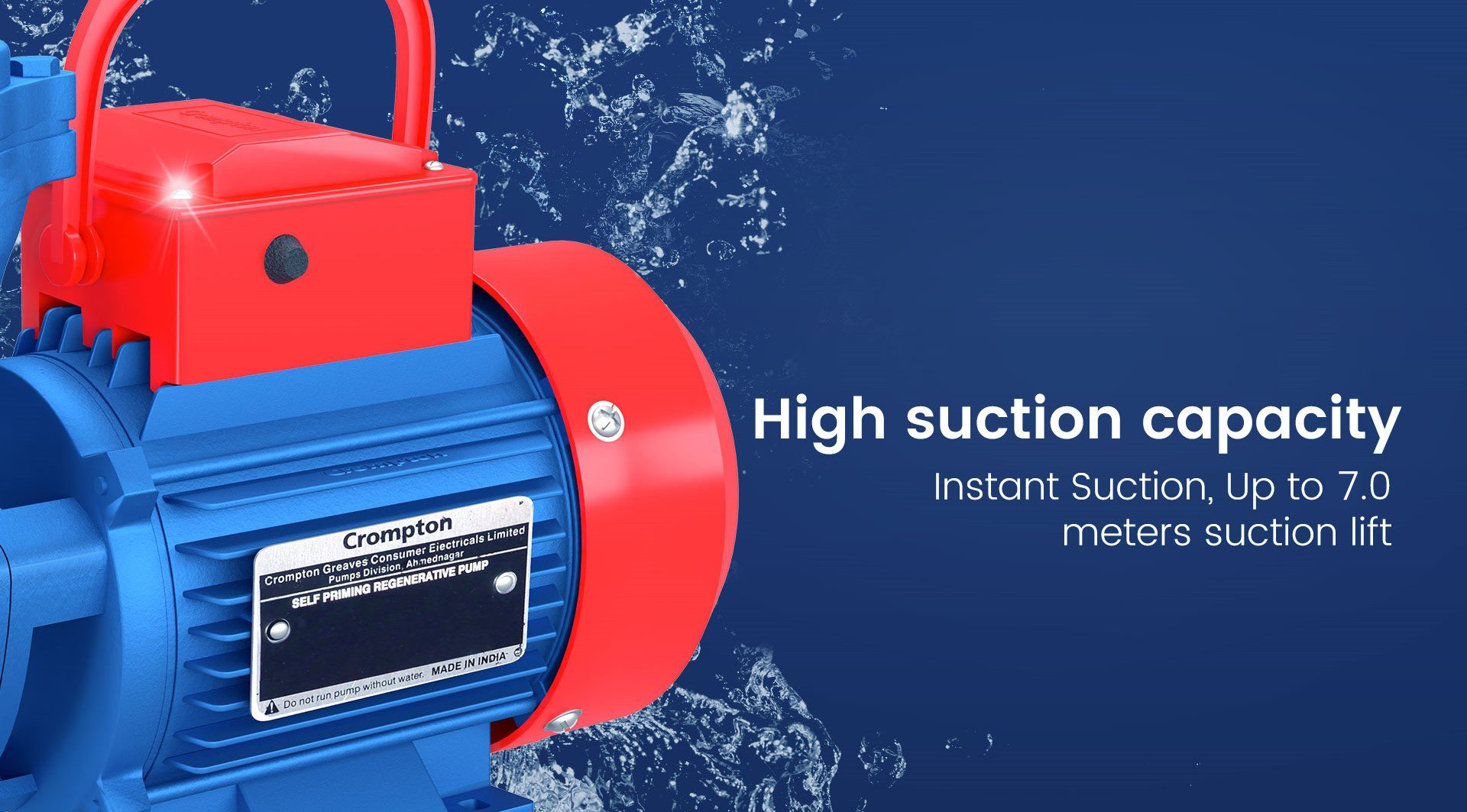 High Suction Capacity