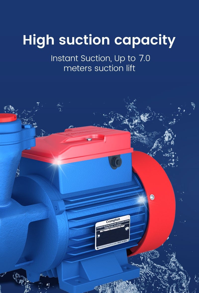 High Suction Capacity