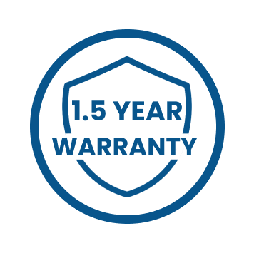 1.5 year warranty