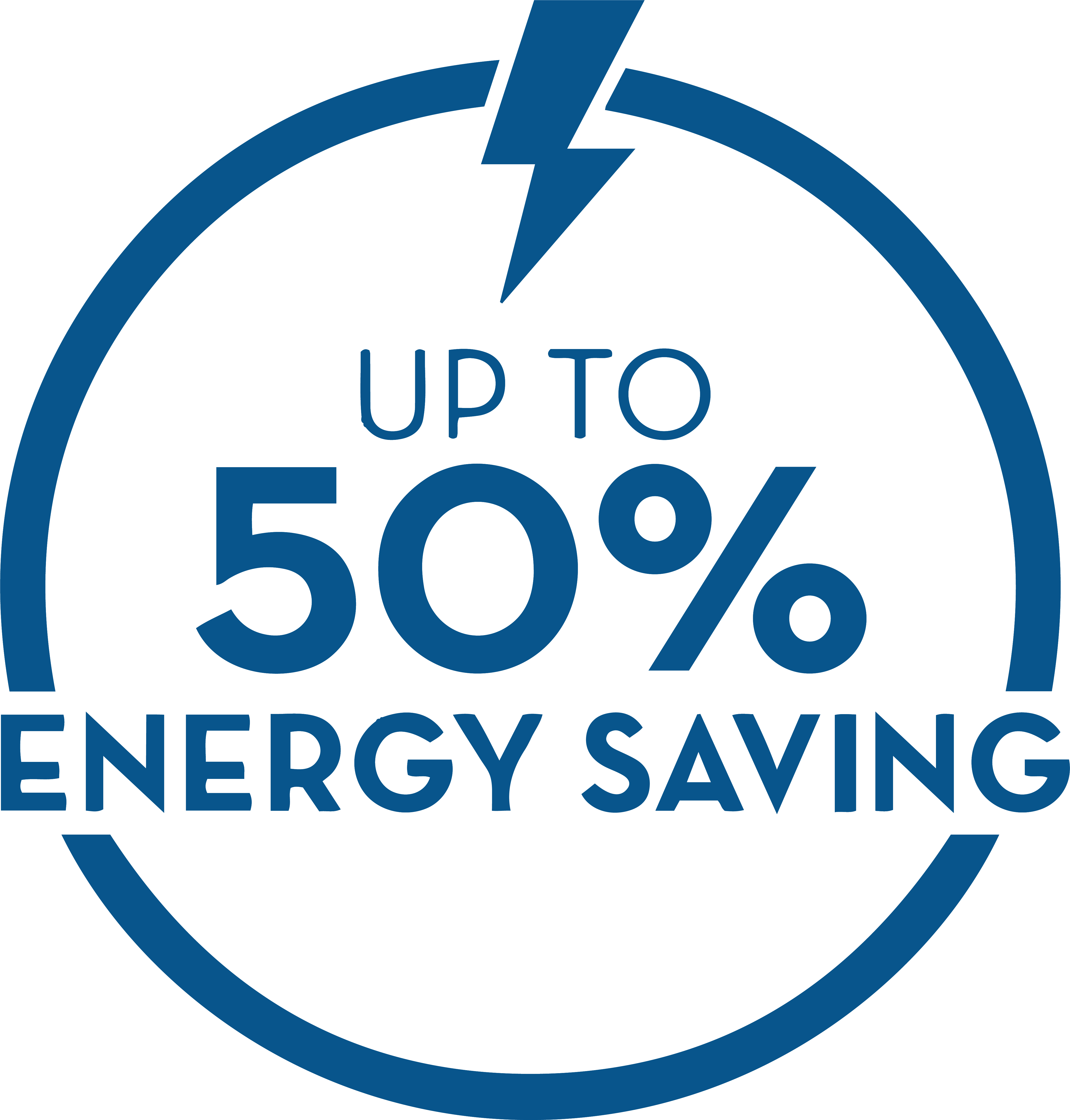 50% energy savings