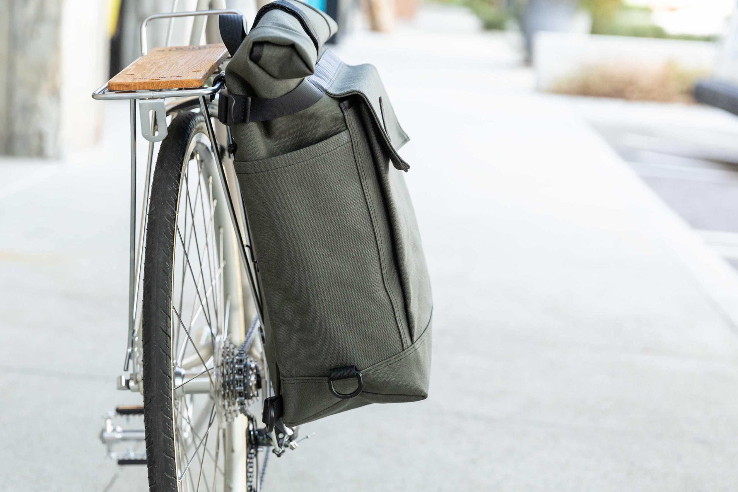 2 Way Backpack / Pannier, Olive