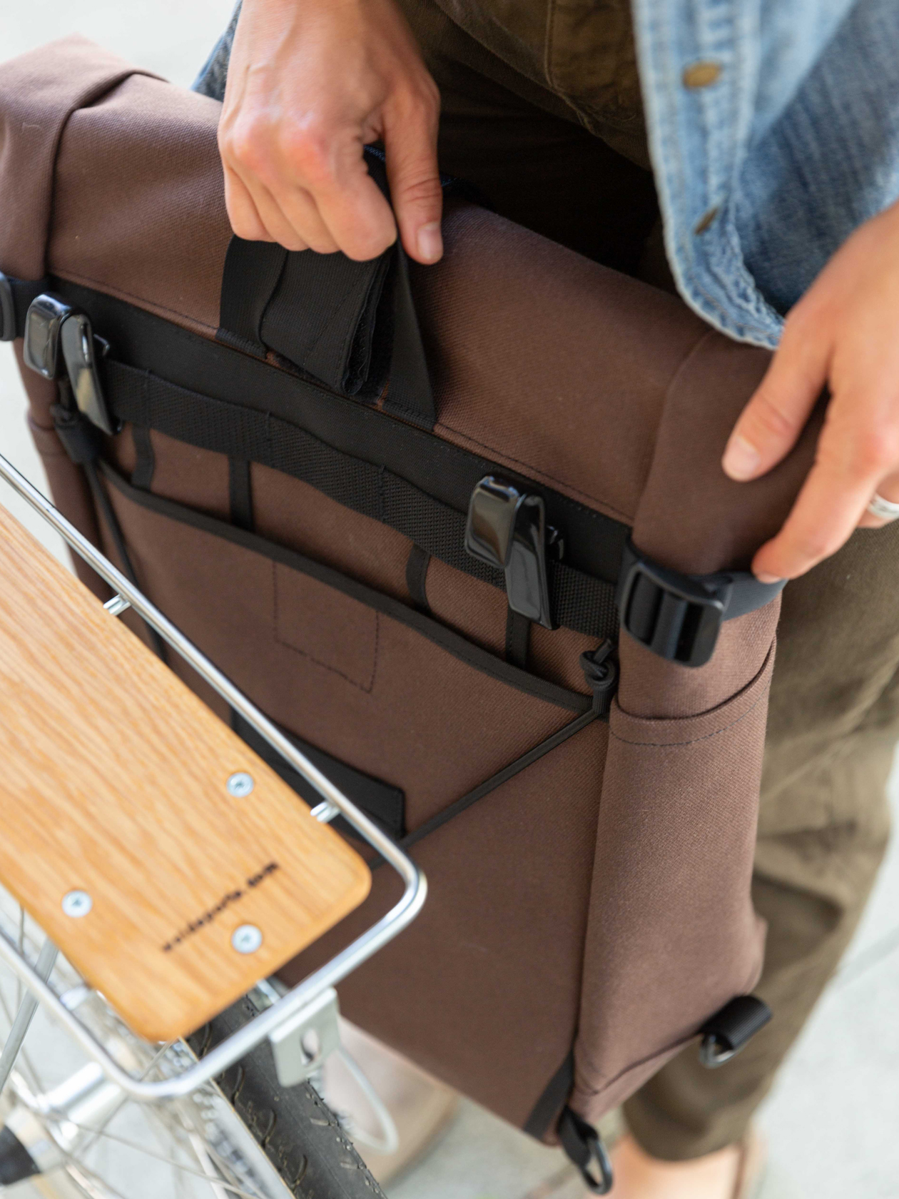 2 Way Backpack / Pannier, Brown