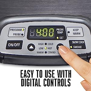 Easy to use with digital controls