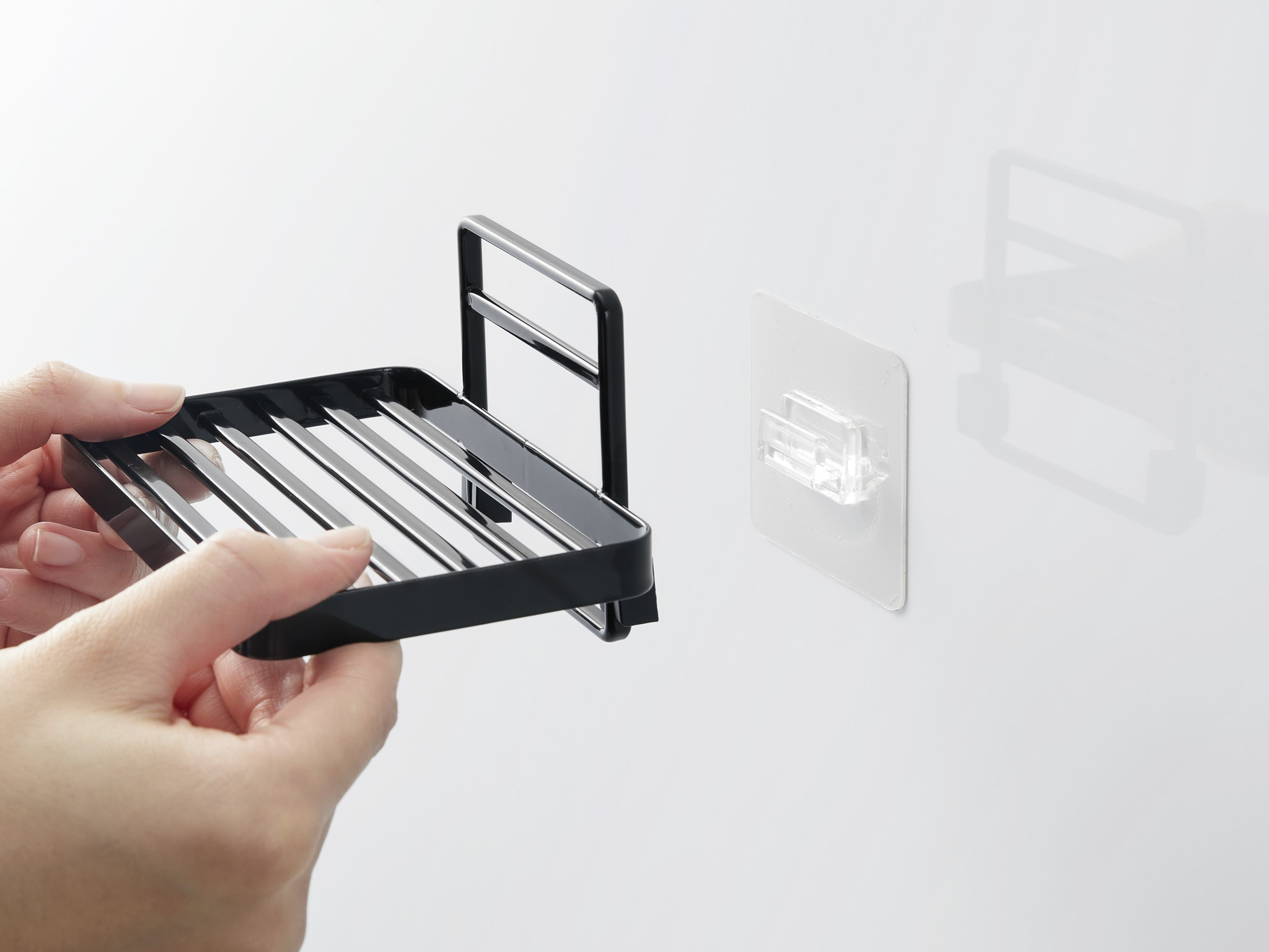 Film Hook Soap Tray : Easy installation