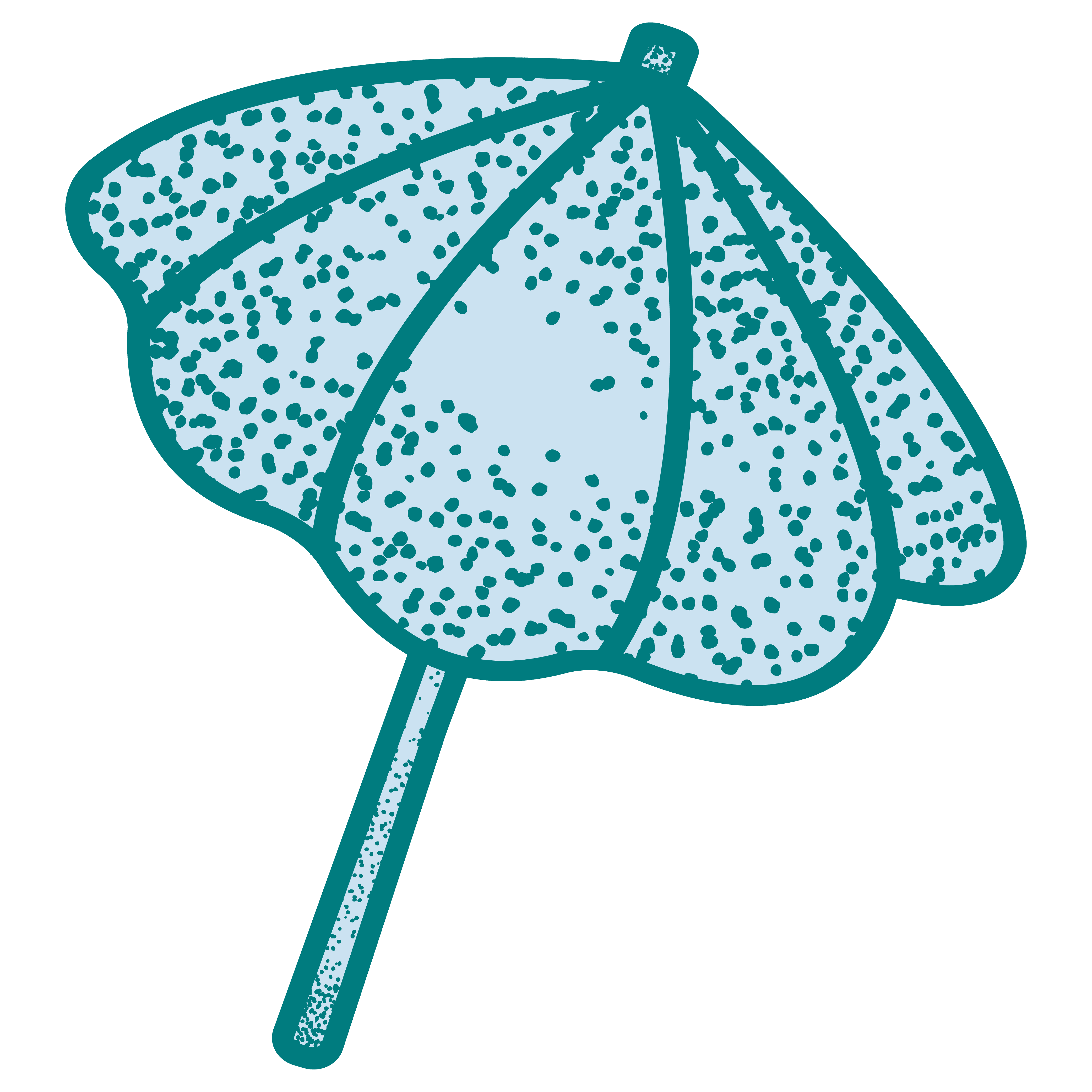 Douze umbrella icon
