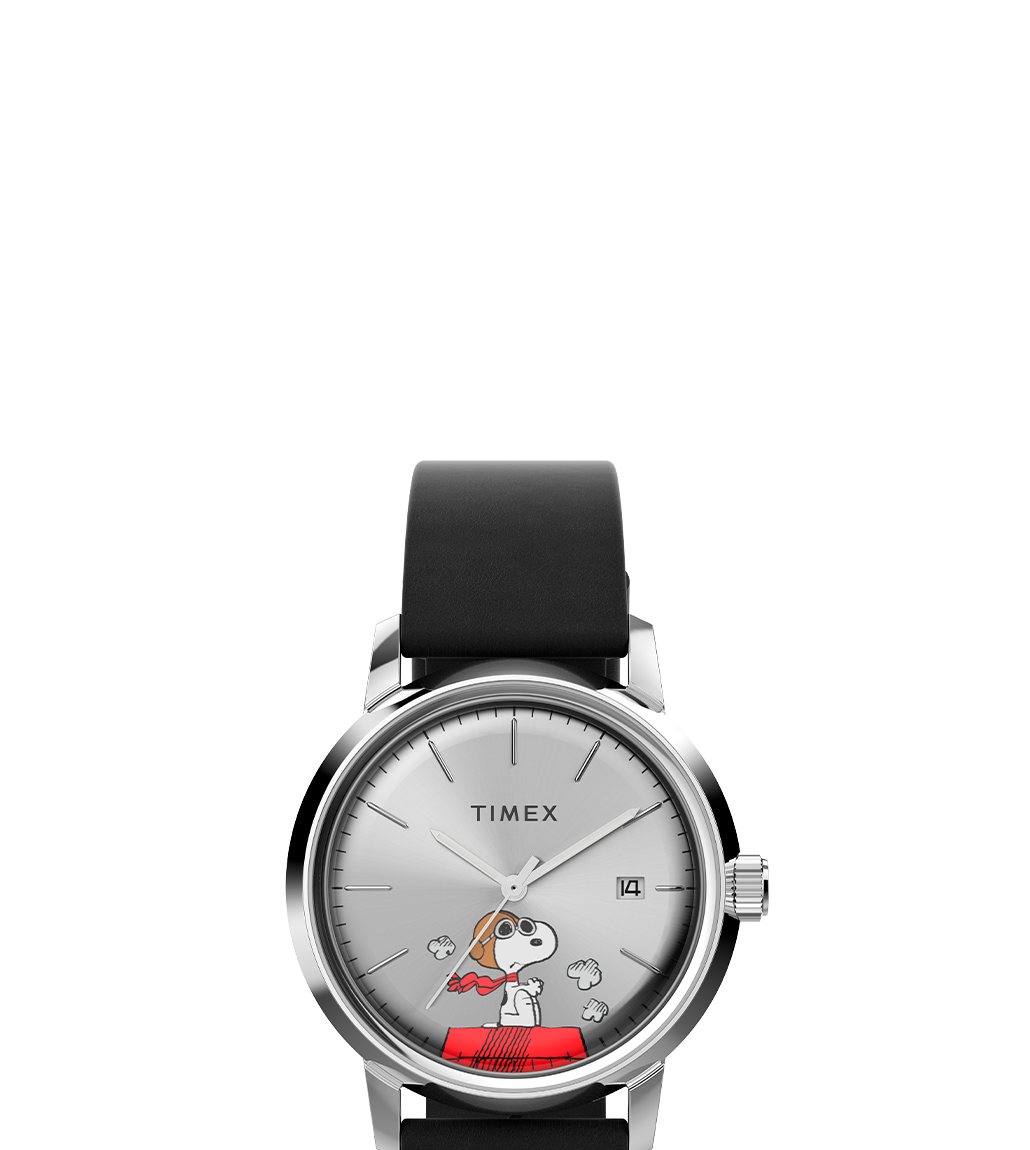Timex Marlin Automatic x Peanuts Snoopy Flying Ace 40mm Leather