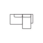 2-Piece L with Right Side Chaise