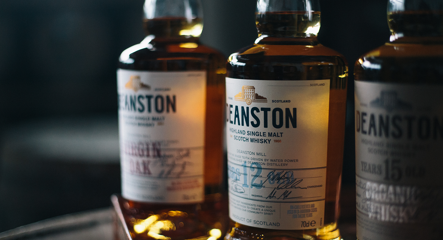 Deanston whisky tasting at the Deanston distillery