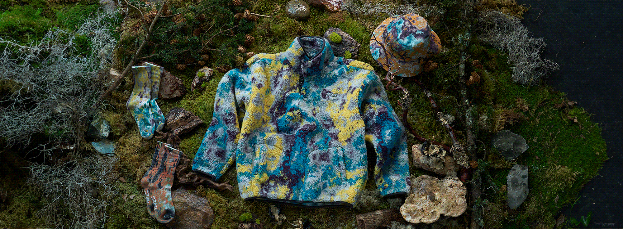 Acadia Moose Quarter Zip Fleece
