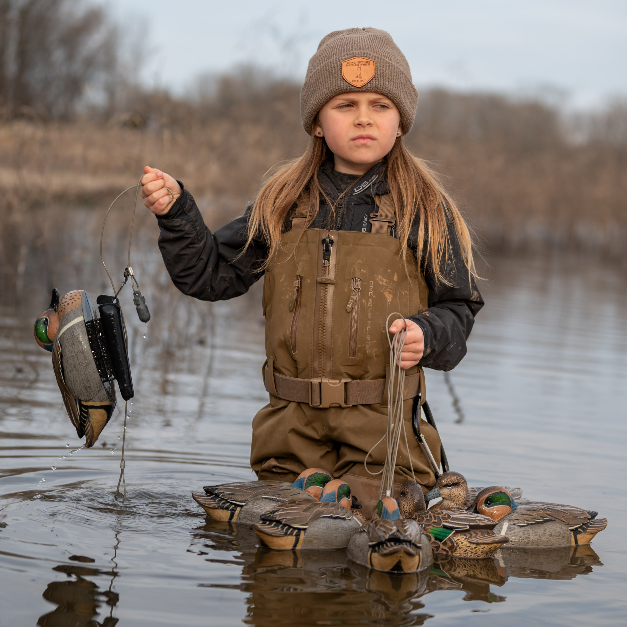 Youth Zip Duck Hunting Waders | Waterproof Insulated Youth Waders