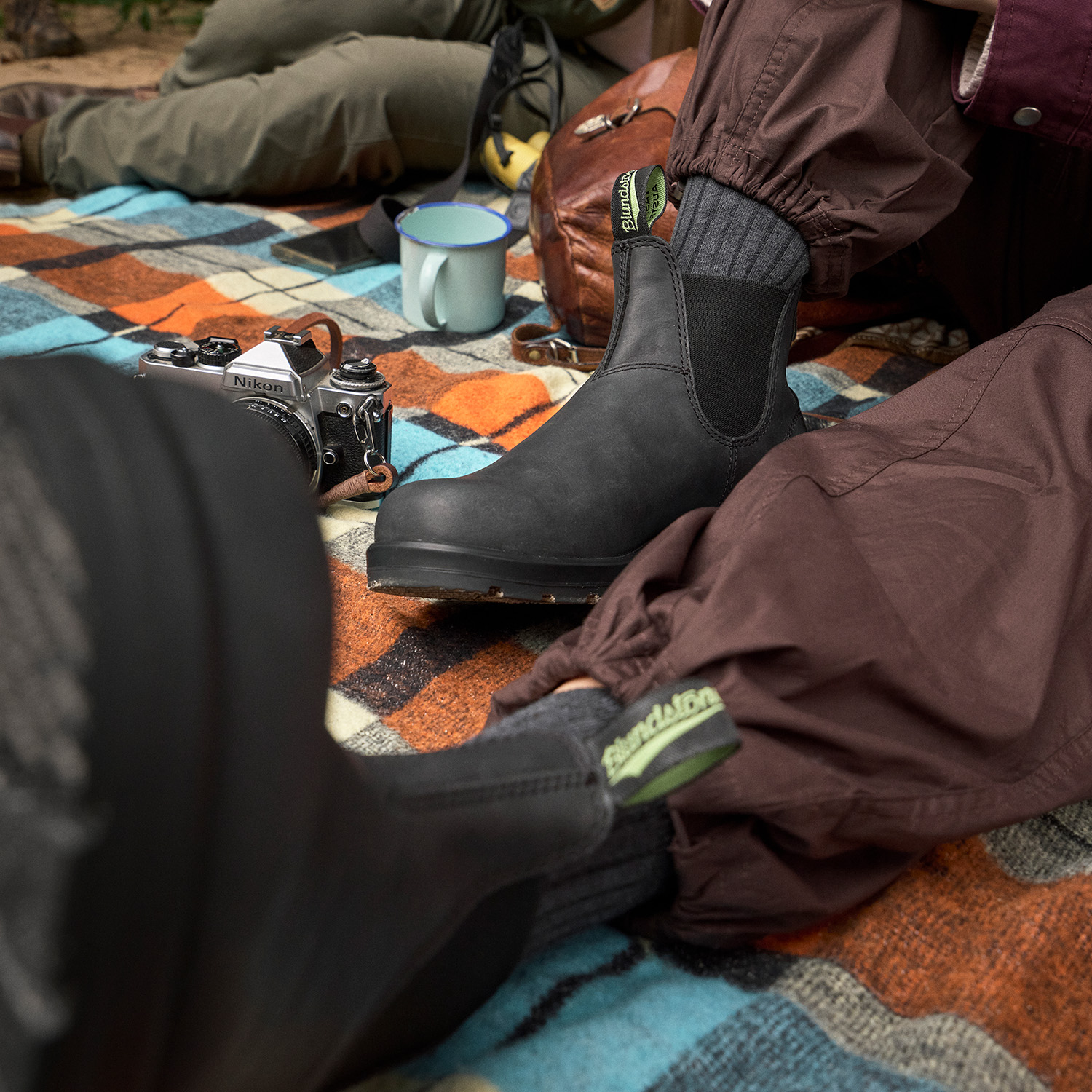 Blundstone 2646 - Classics Retread Black Nubuck Net Carbon Zero leather