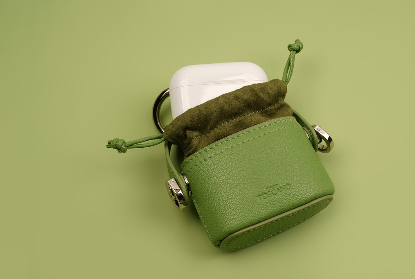 Calla AirPods Bag (Cream) - Tocco Toscano