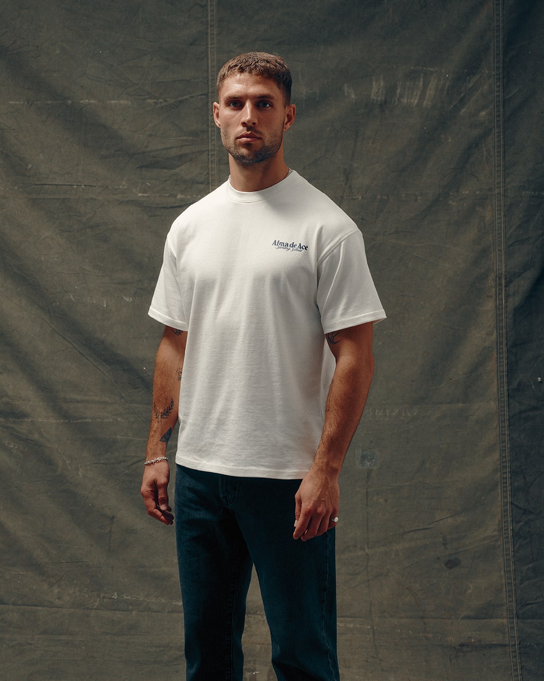 Sporting Goods Blue Graphic | Cream