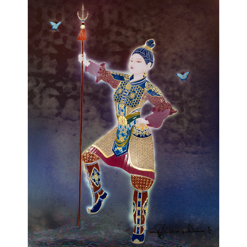 ジクレ「四天王 増長天」 – 草場一壽工房 Museum Shop ジクレ「四天王 増長天」 – 草場一壽工房 Museum Shop