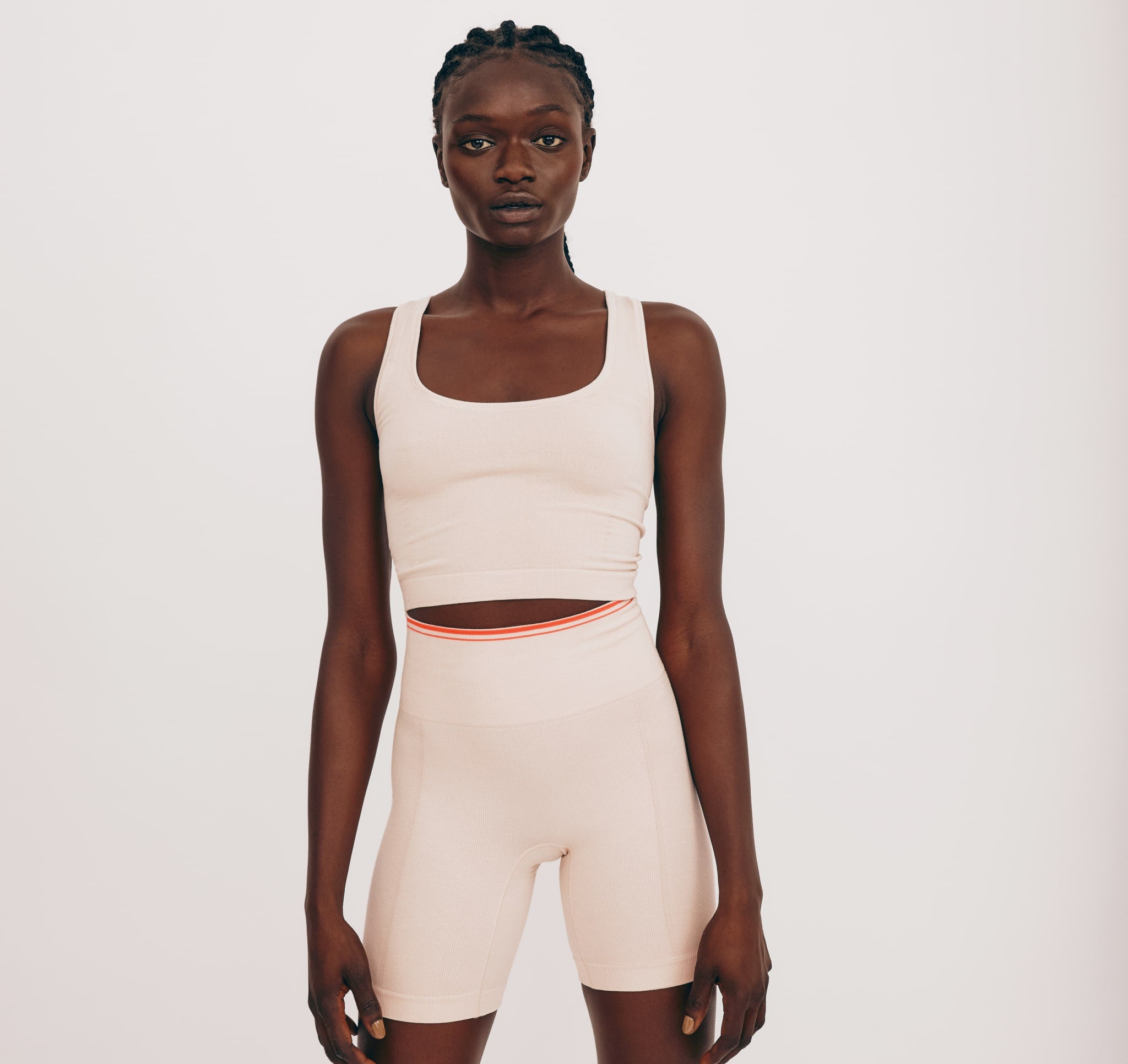Luxe Touch Tank Top in Color: Apricot