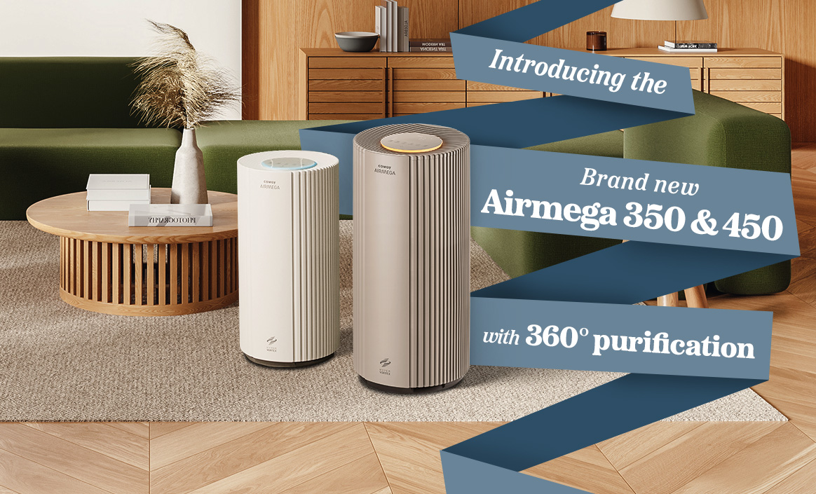 Airmega 350 and 450 in modern living room