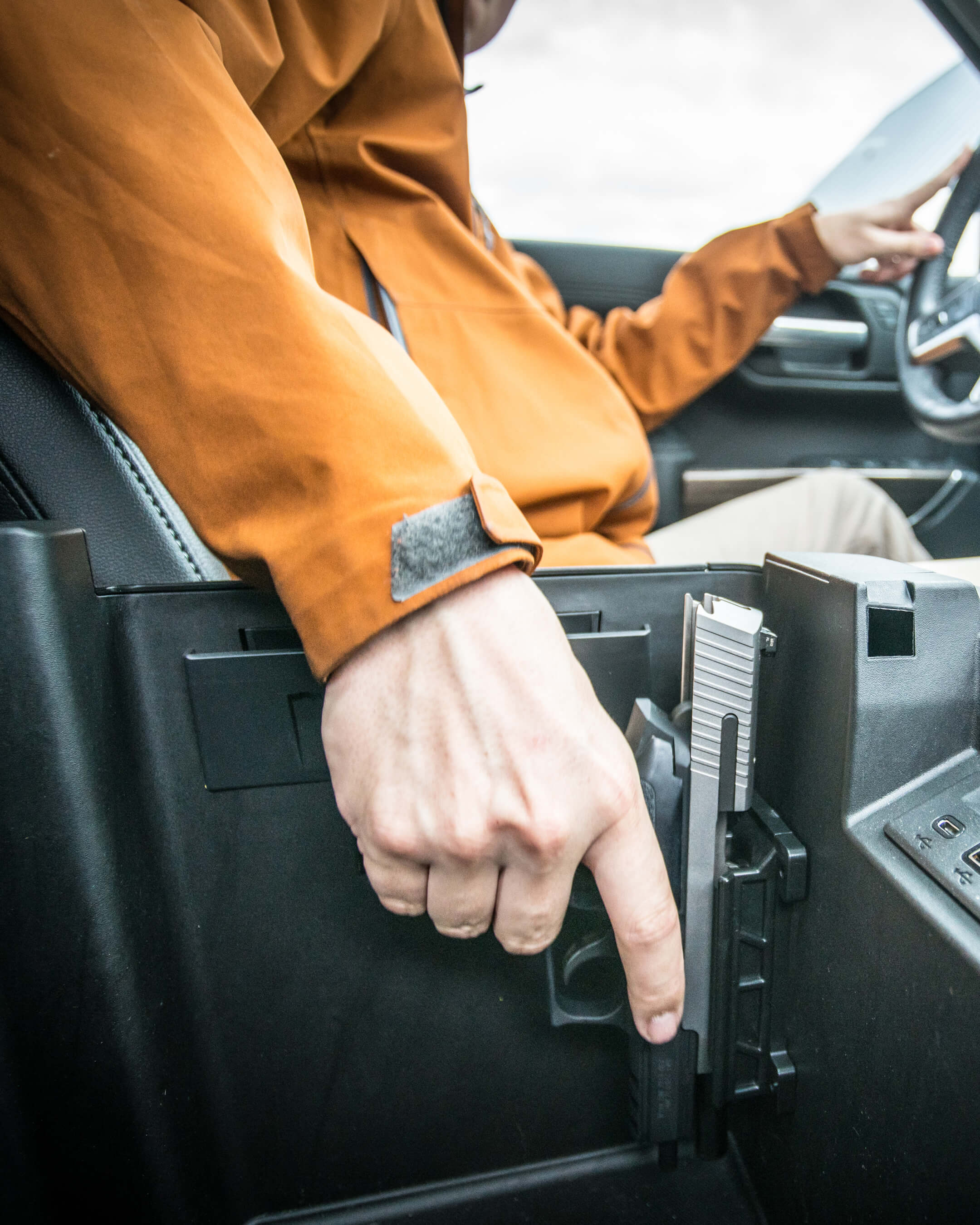 Gun Magnet Mount Quick Draw Loaded Magnetic Holster Concealed Desk Car Holder