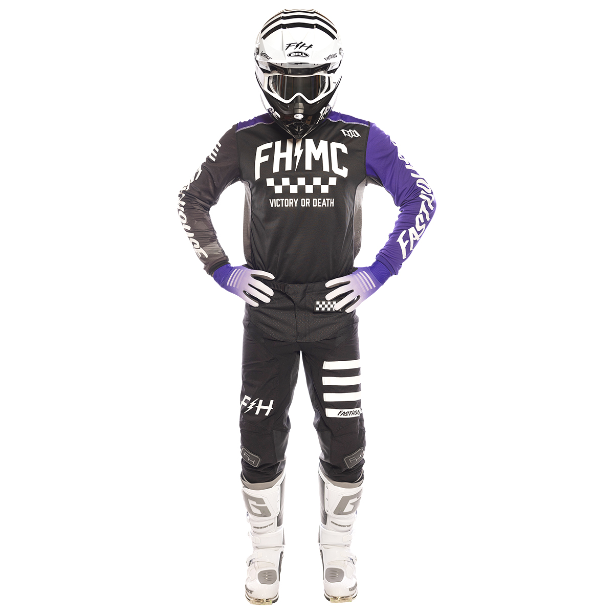 Fasthouse Grindhouse Royale Jersey - Black/Purple - SM