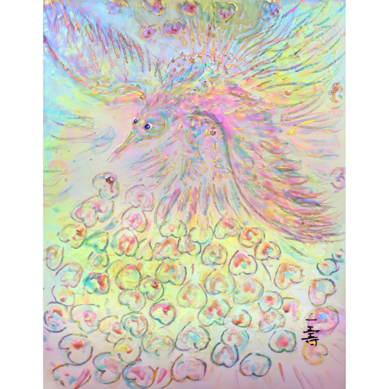 陶彩画 「永遠の鳥」 – 草場一壽工房 Museum Shop 陶彩画 「永遠の鳥」 – 草場一壽工房 Museum Shop