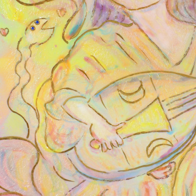 陶彩画_自在作品_弁財天~愛のうた~_詳細
