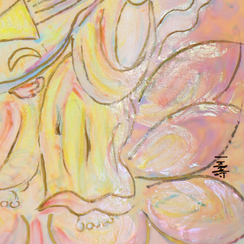 陶彩画_自在作品_弁財天~愛のうた~_詳細