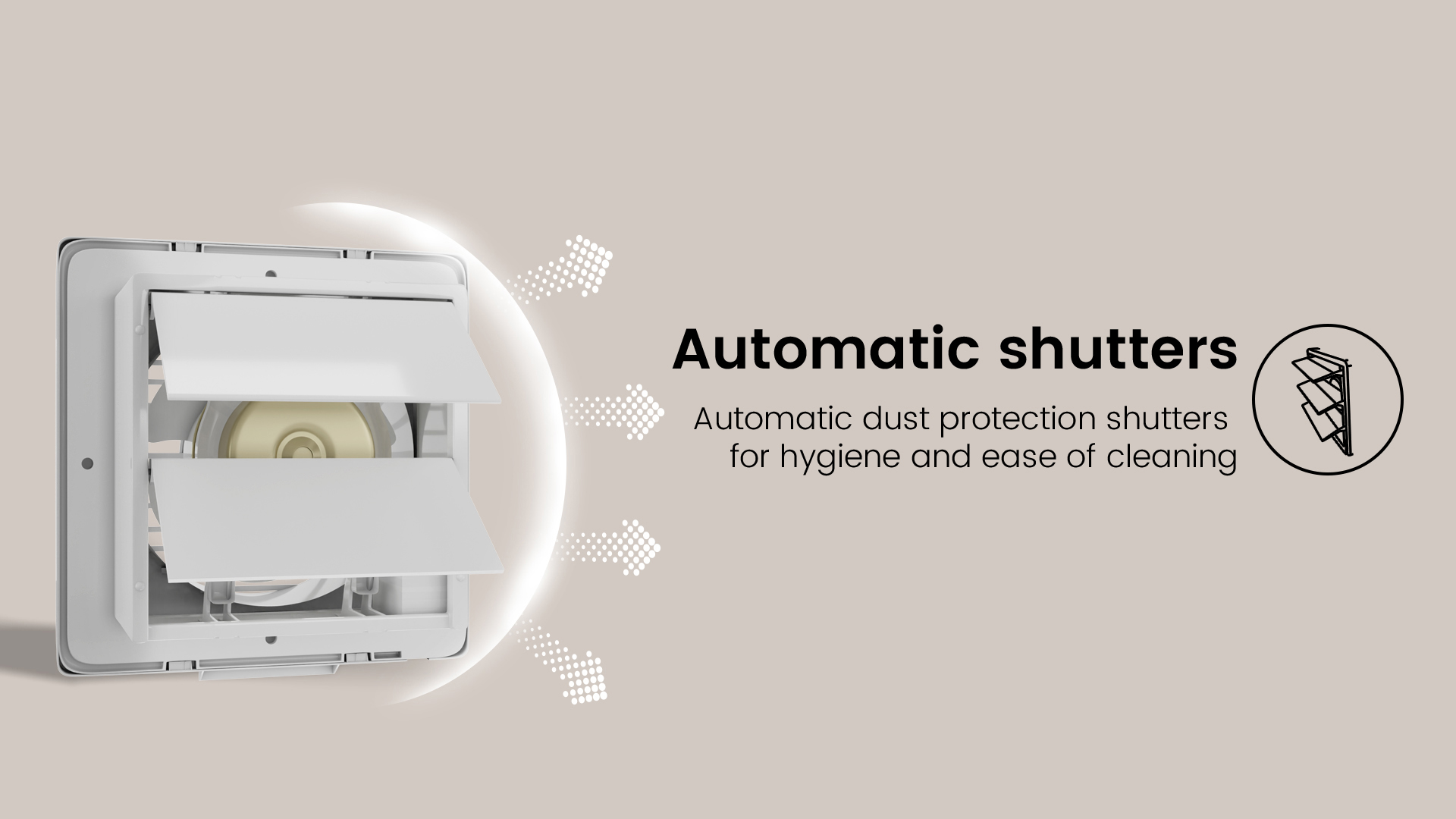 Auto Dust Protection Shutters
