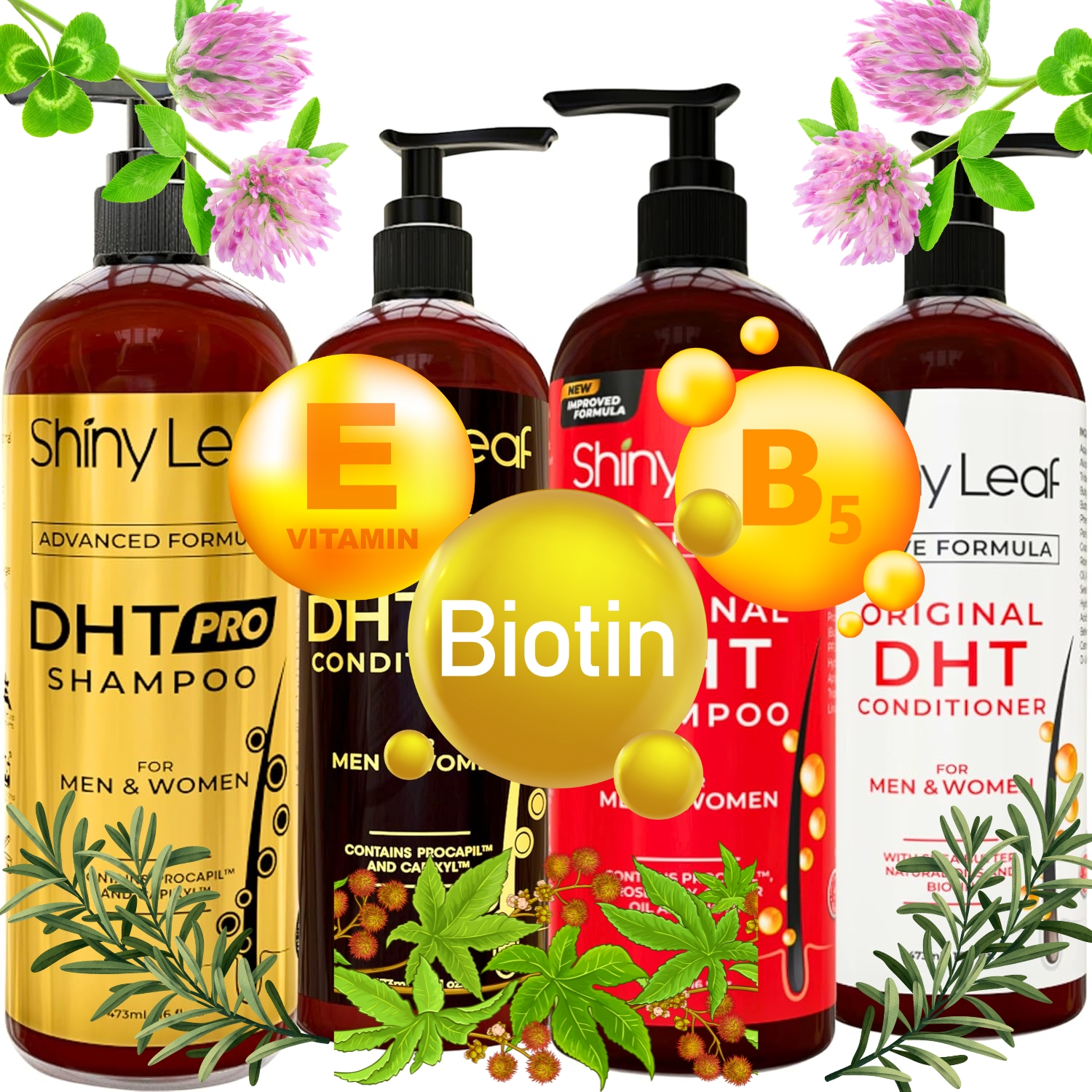 DHT Blocker Shampoo & Conditioner Bundle What's Inside