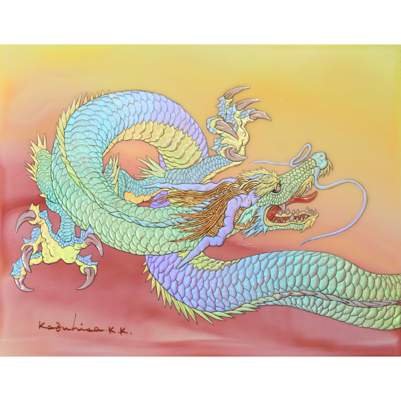 ♯龍作家♯ 草場一壽工房　♯龍の鱗（うろこ） 陶彩画作品紹介 - 草場一壽公式サイト