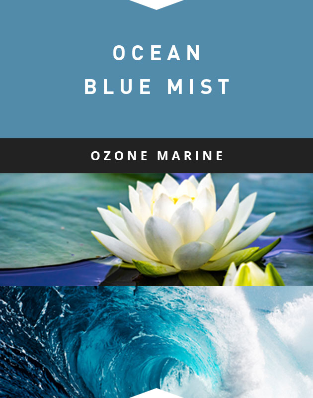 Collage for Ocean Blue Mist 18oz Jar Candle