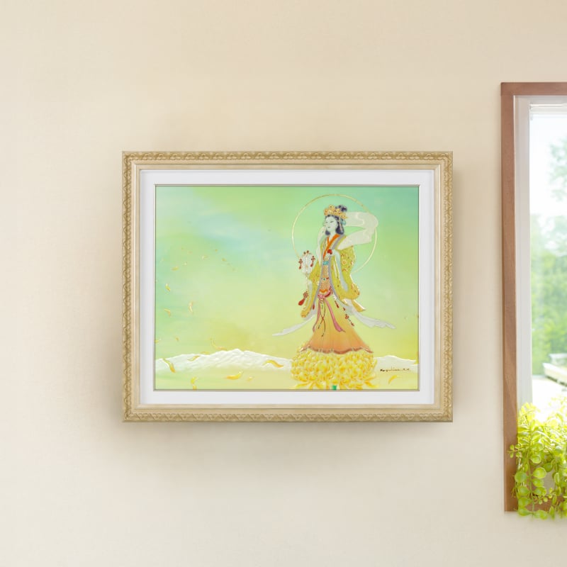 陶彩画_神話作品_ククリ姫_展示イメージ