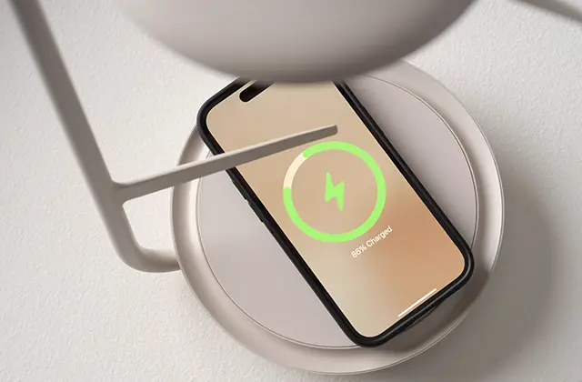 Steelcase Eclipse Light Lamp wireless Charging base