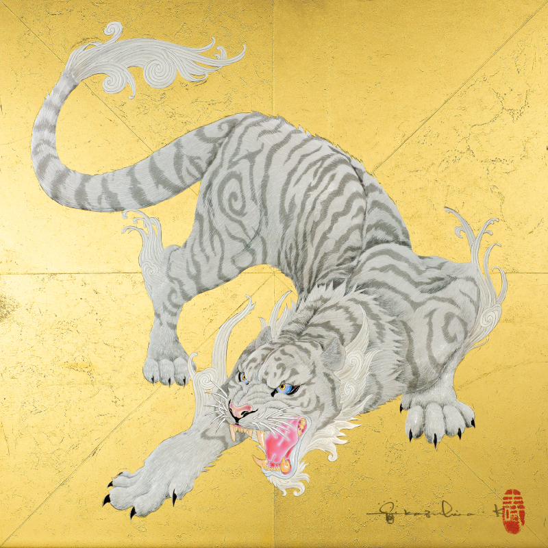 ジクレ「白虎」 – 草場一壽工房 Museum Shop