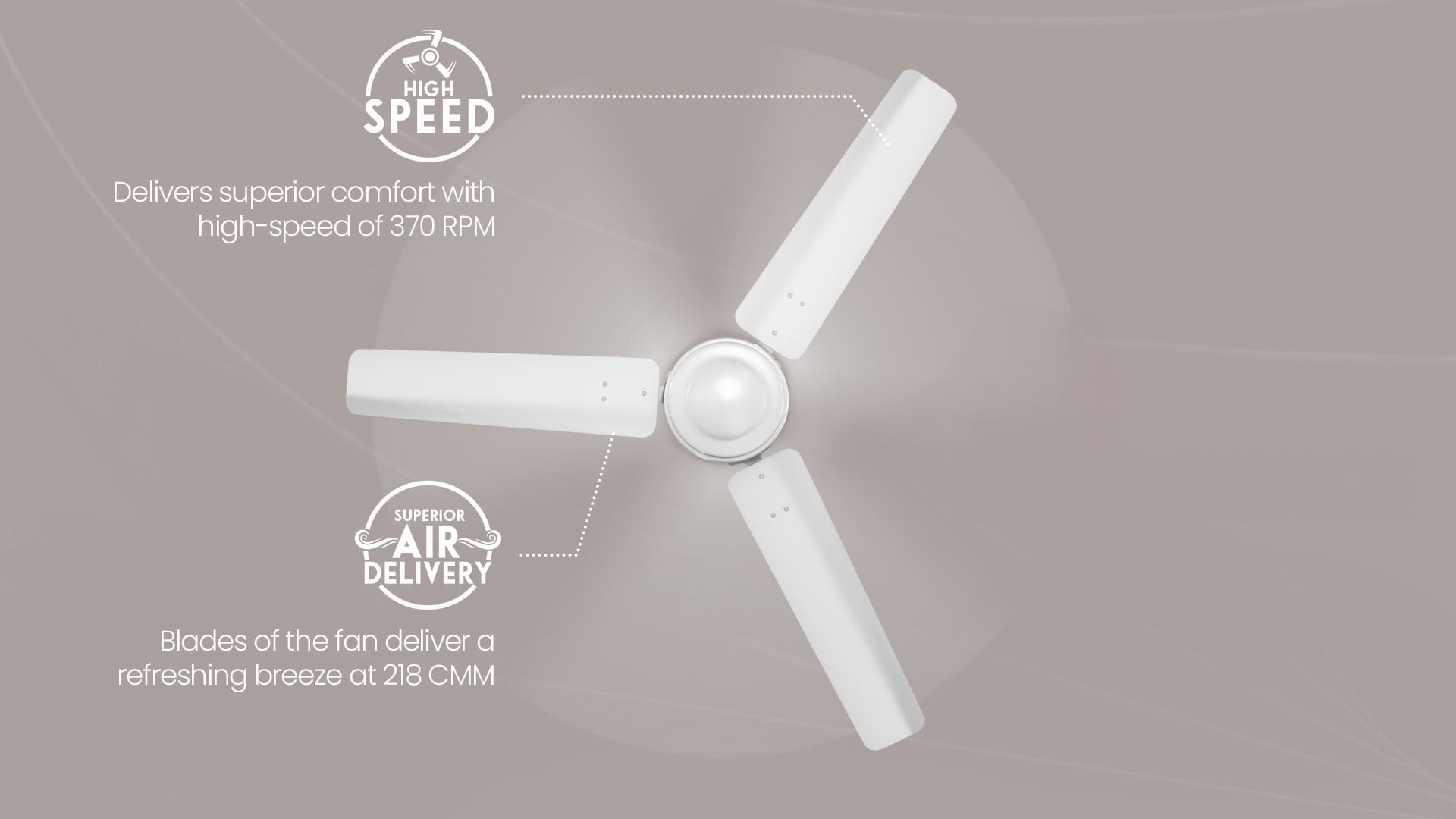 High Speed, Superior Air Delivery