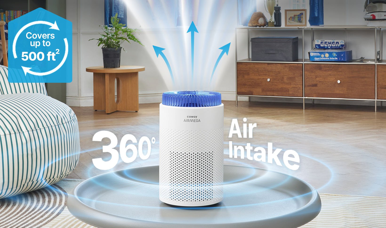360° air intake filtration