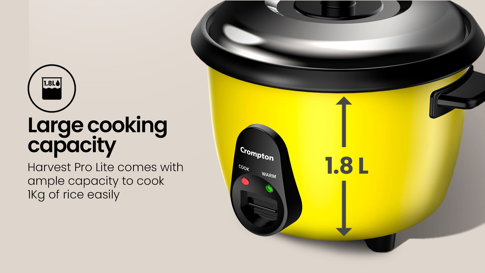 Large Cooking Capacity