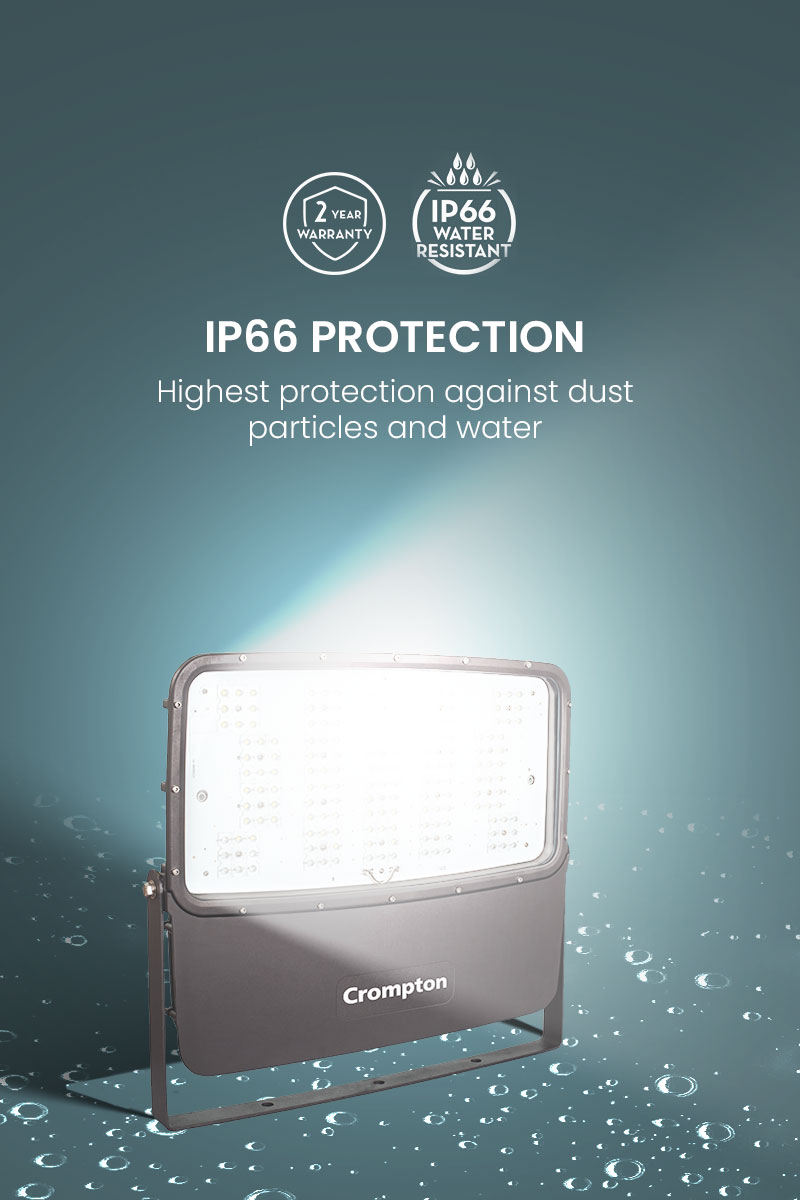 IP66 Protection; Protects Against Water Jet & Dust