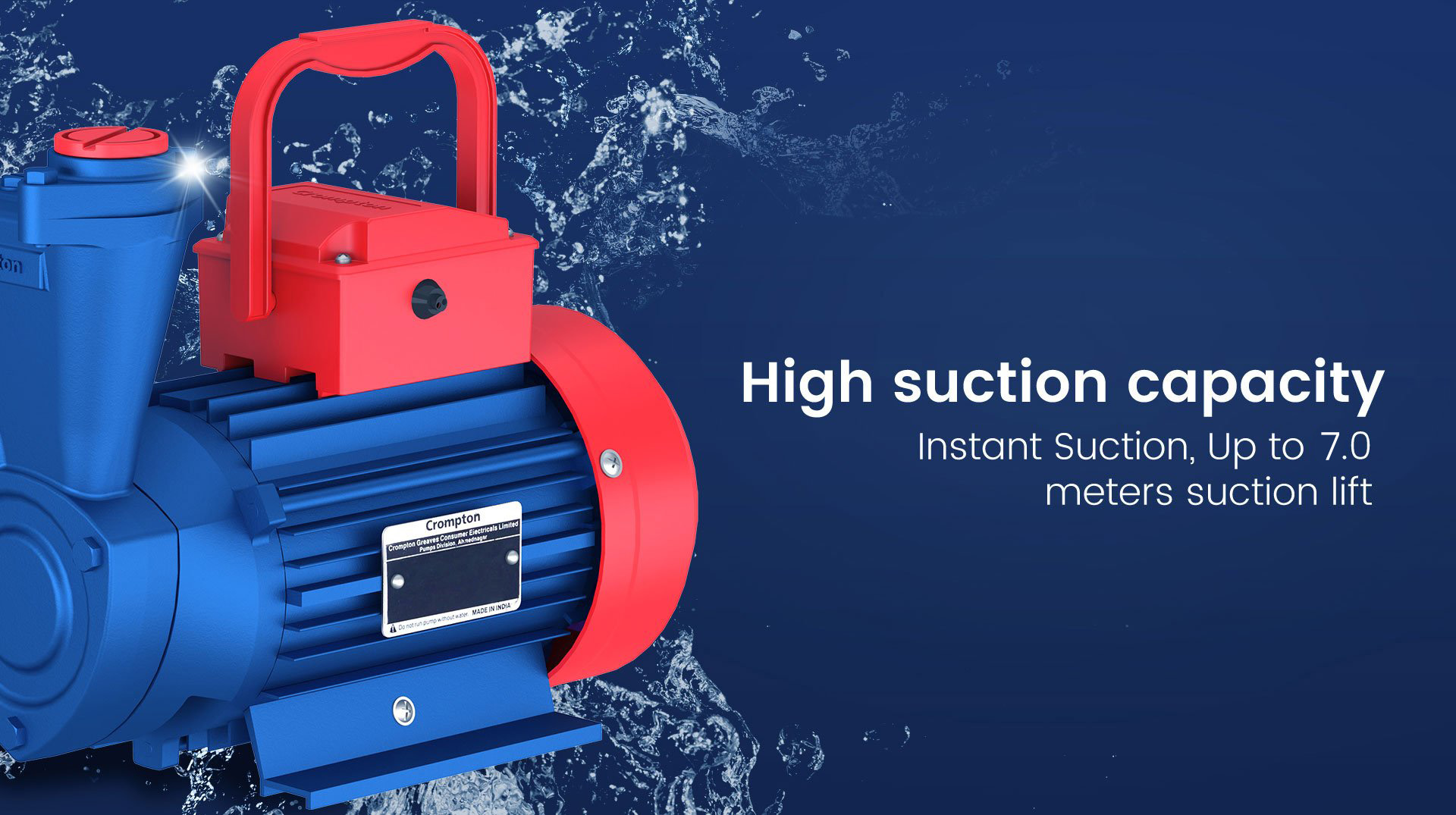 High Suction Capacity
