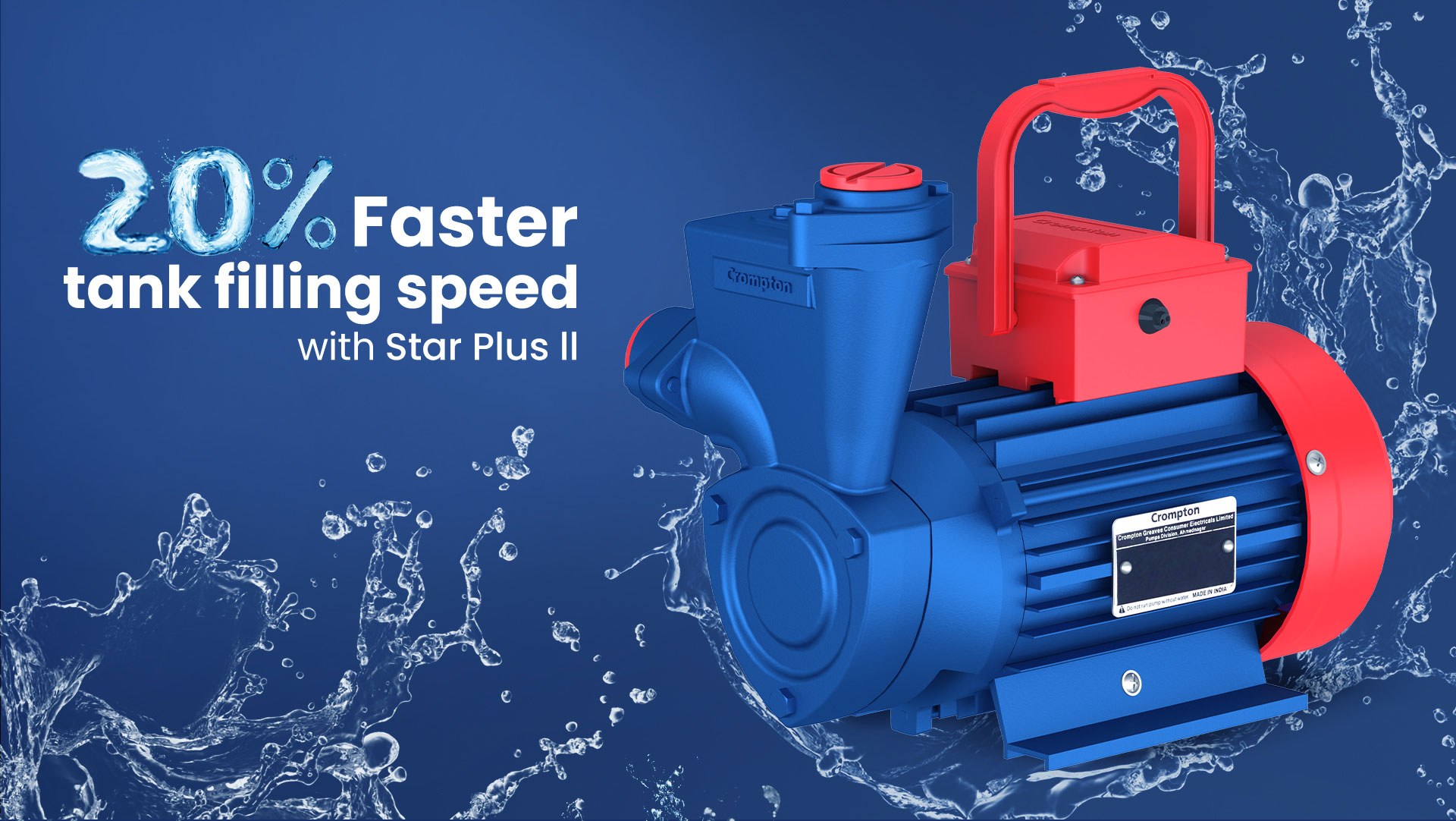 20% Faster Tank Filling Speed