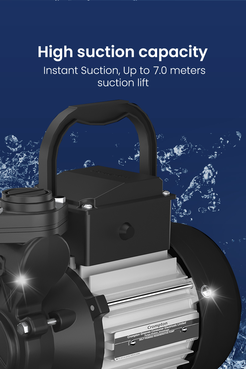 High Suction Capacity