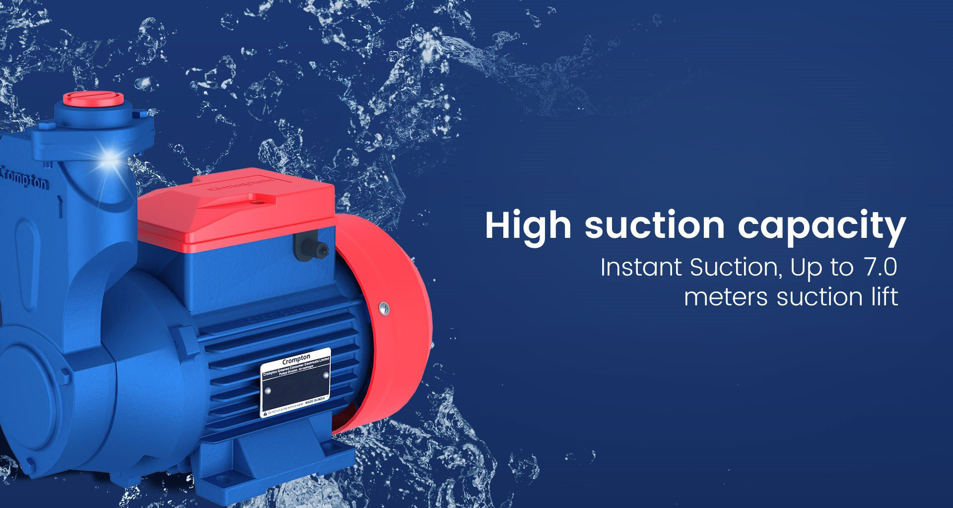 High Suction Capacity