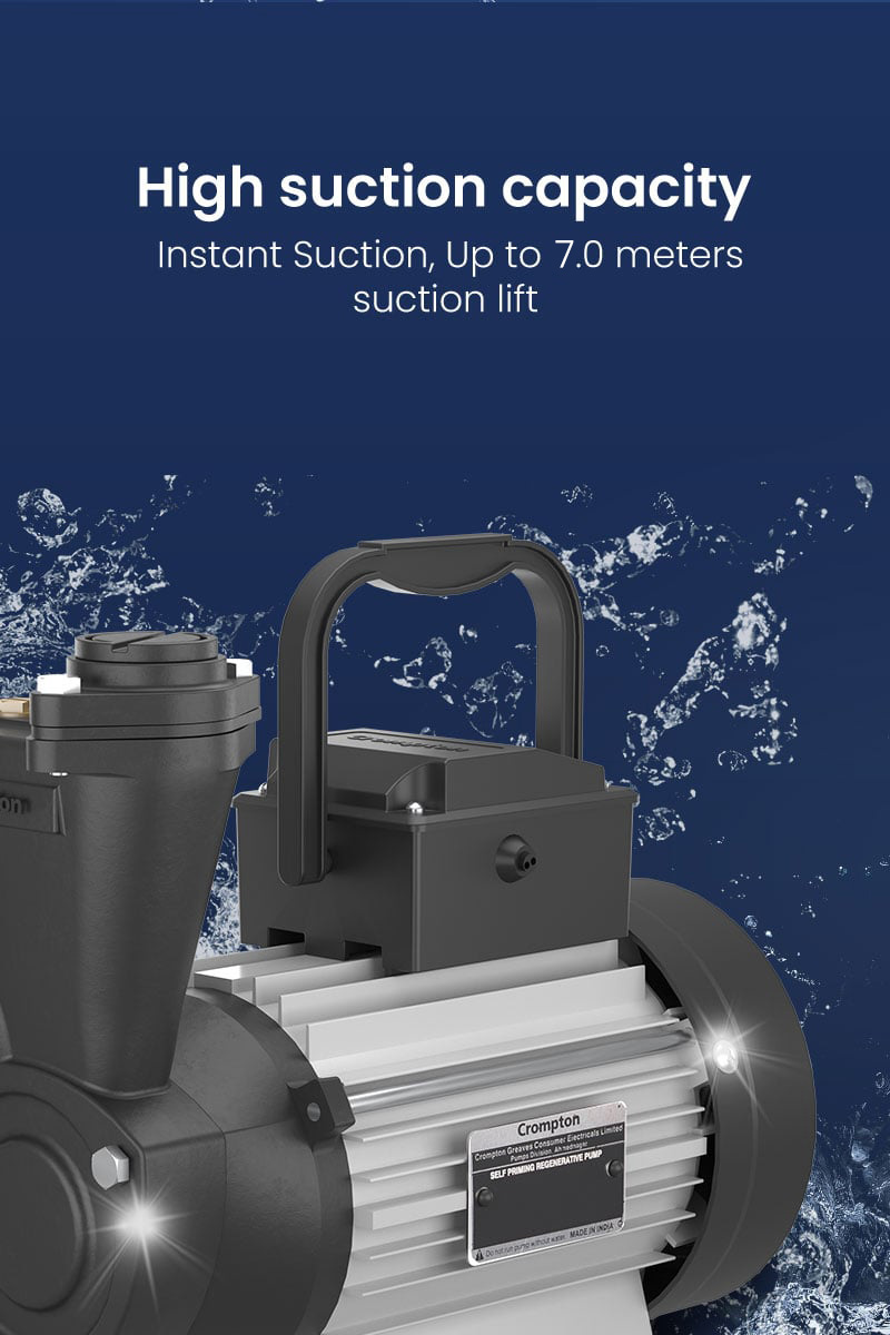 High Suction Capacity