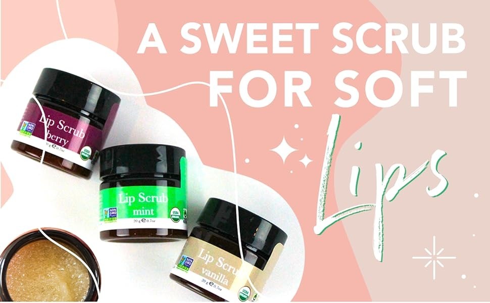 A SWEET SCRUB
FOR SOFT LIPS