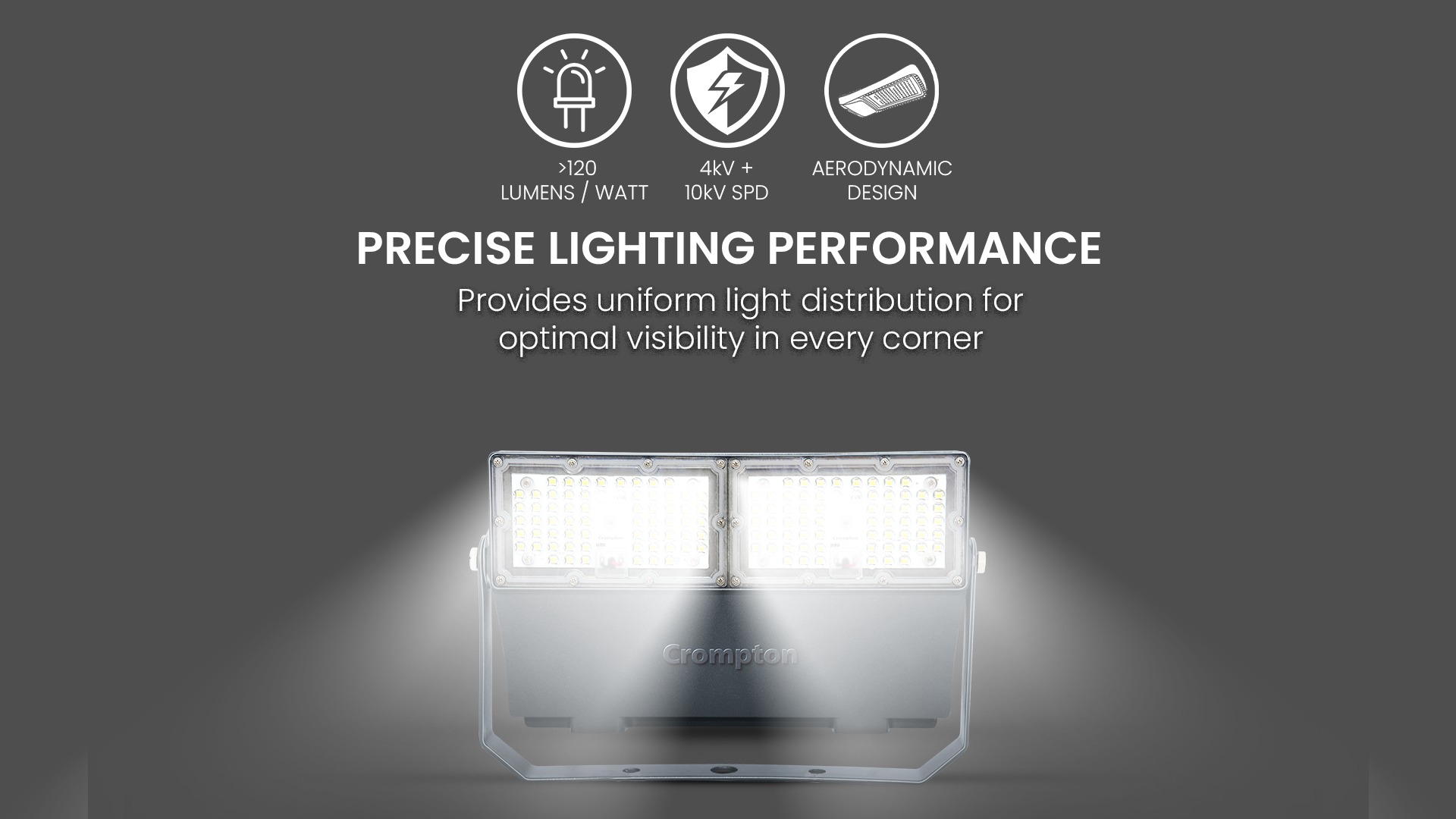 Even Percise Lighting Performance Light Distribution