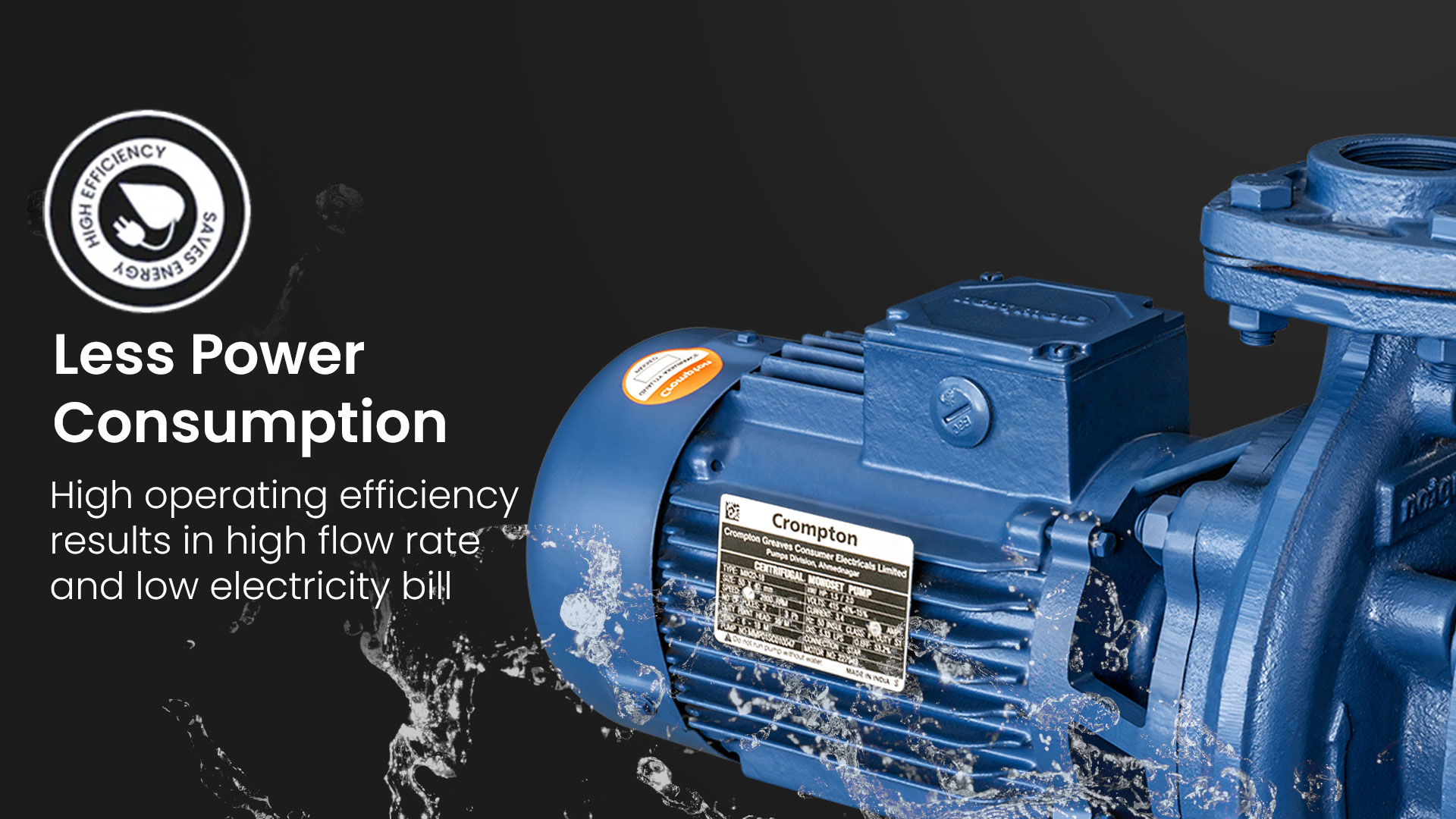 Less Power Consumption